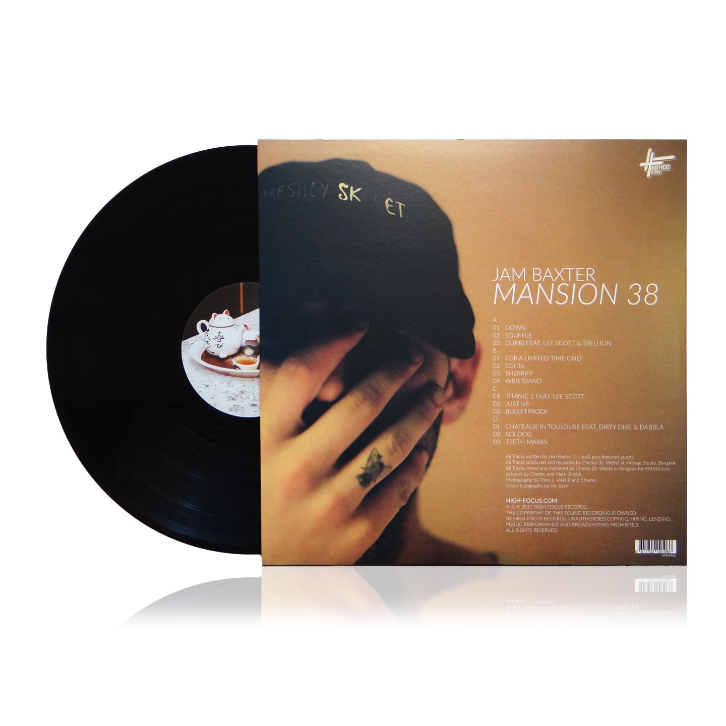 Jam Baxter - Mansion 38 (FIRST PRESSING - SUPER LIMITED EDITION 2 × 12" BLACK VINYL)