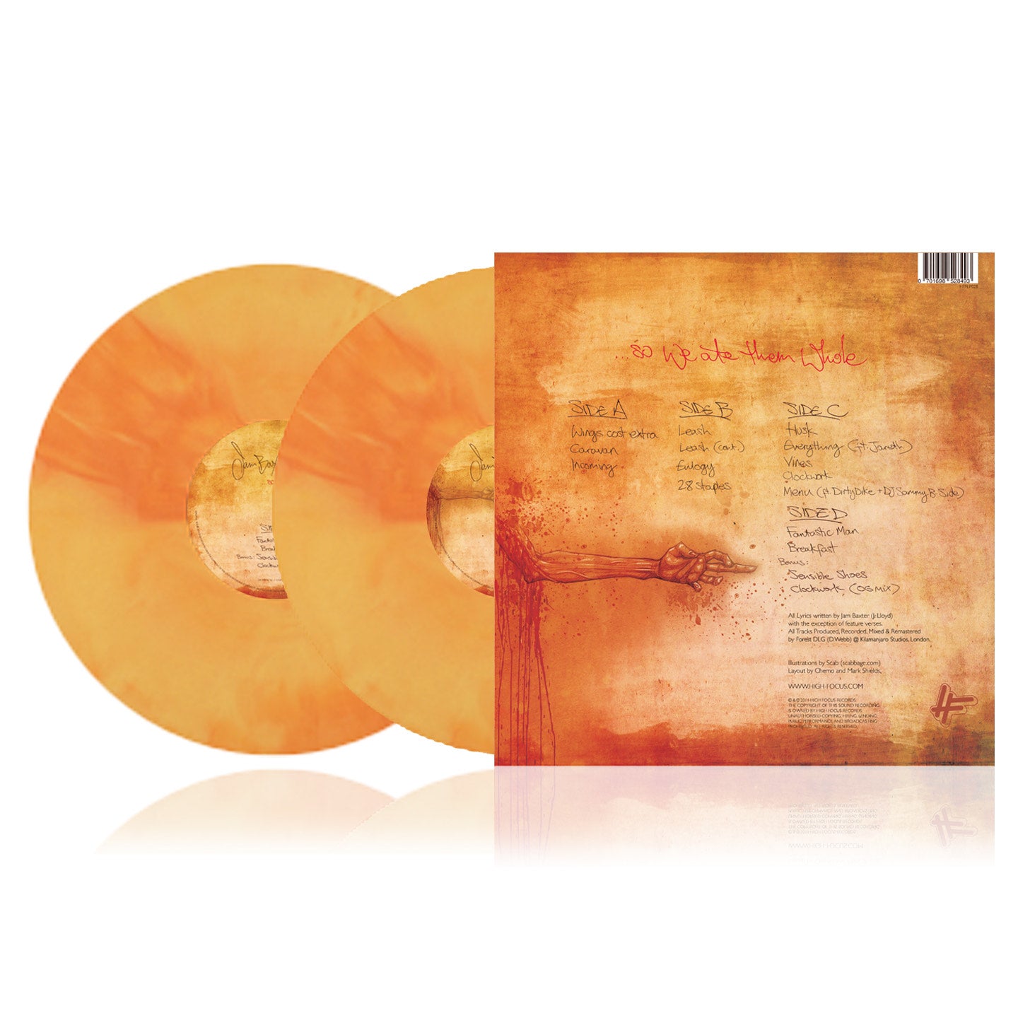 Jam Baxter - ...So We Ate Them Whole (LIMITED EDITION 2 x 12" COLOUR VINYL)