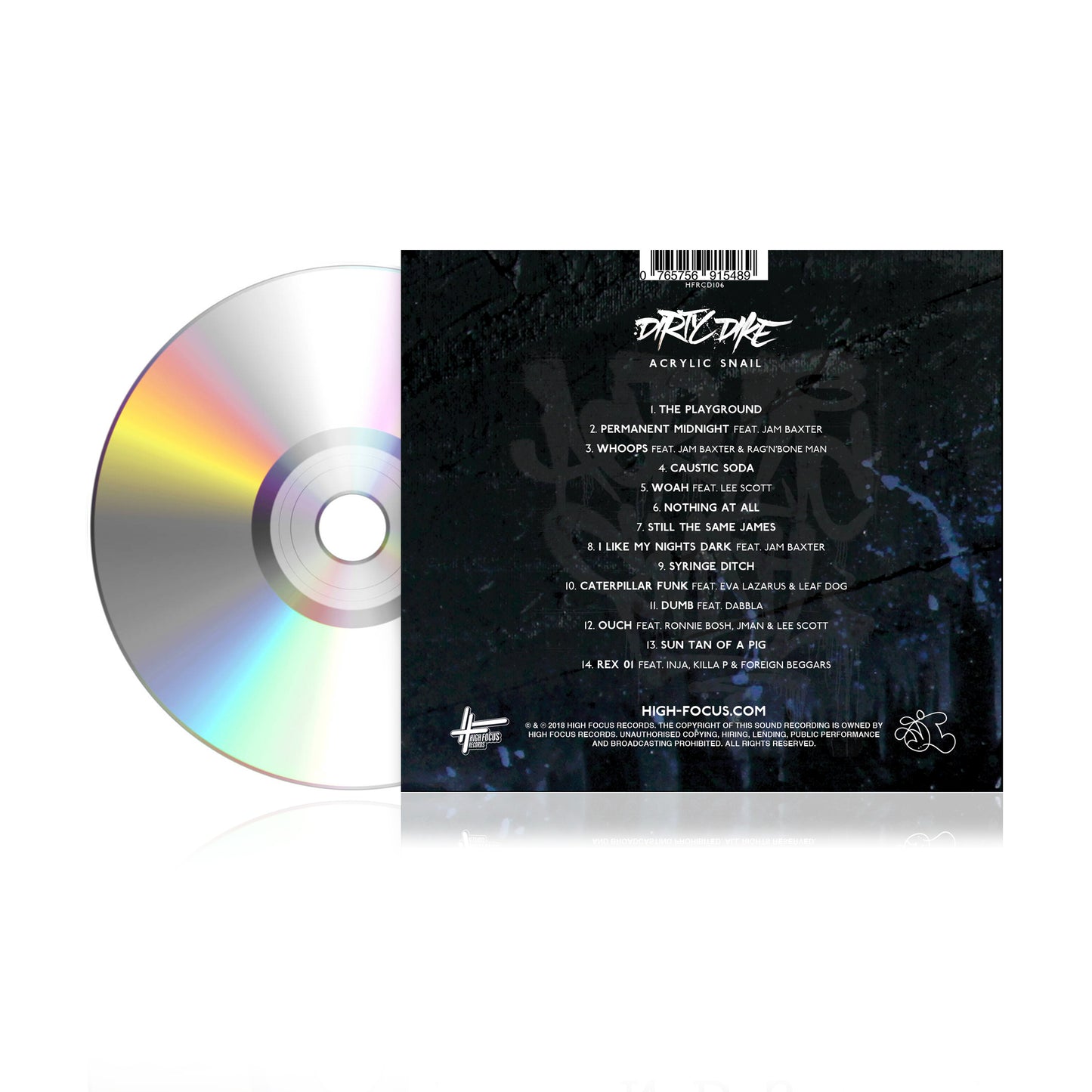 Dirty Dike - Acrylic Snail (CD)