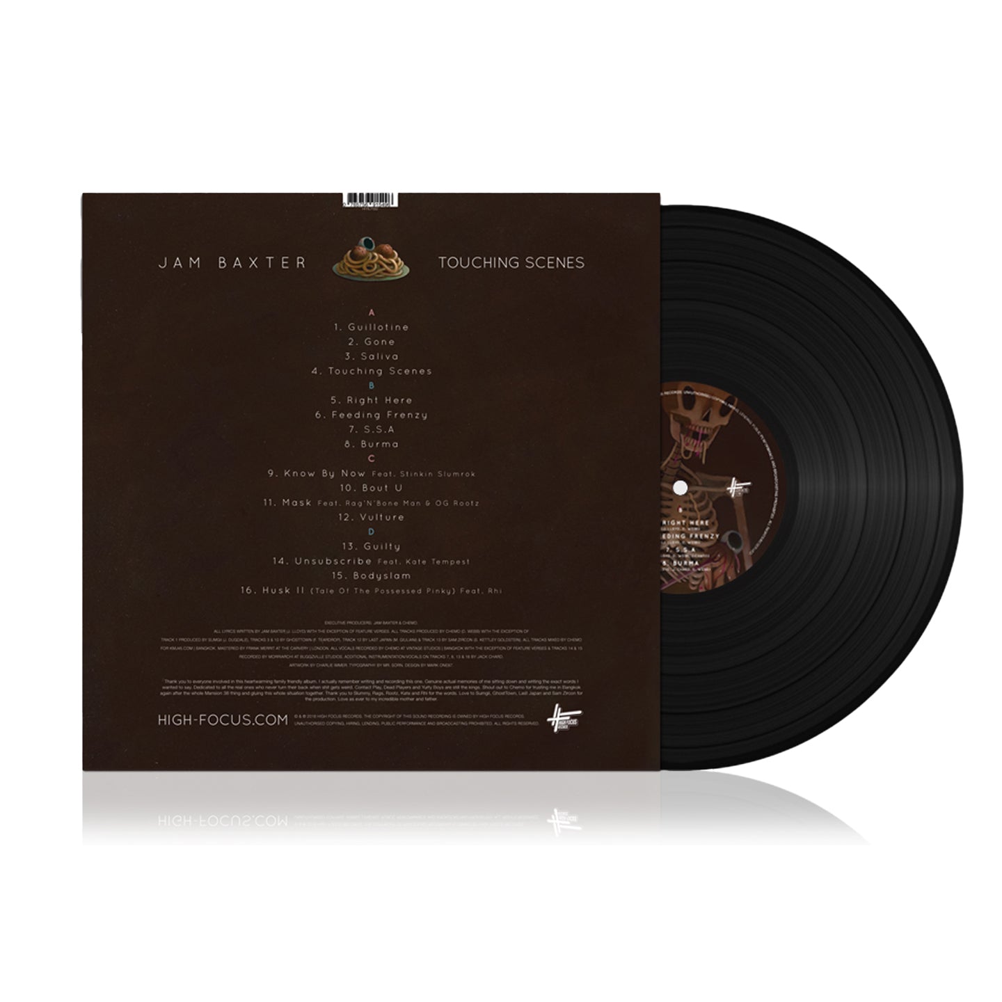 Jam Baxter - Touching Scenes (FIRST PRESSING - SUPER LIMITED EDITION 2 × 12" BLACK VINYL)