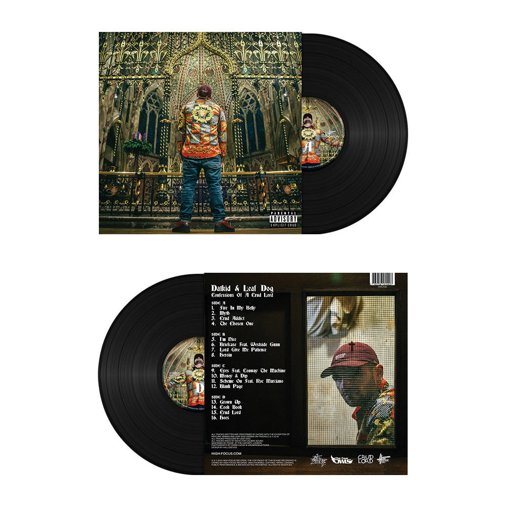 Datkid & Leaf Dog - Confessions Of A Crud Lord (FIRST PRESSING - SUPER LIMITED EDITION 2 x 12" BLACK VINYL)