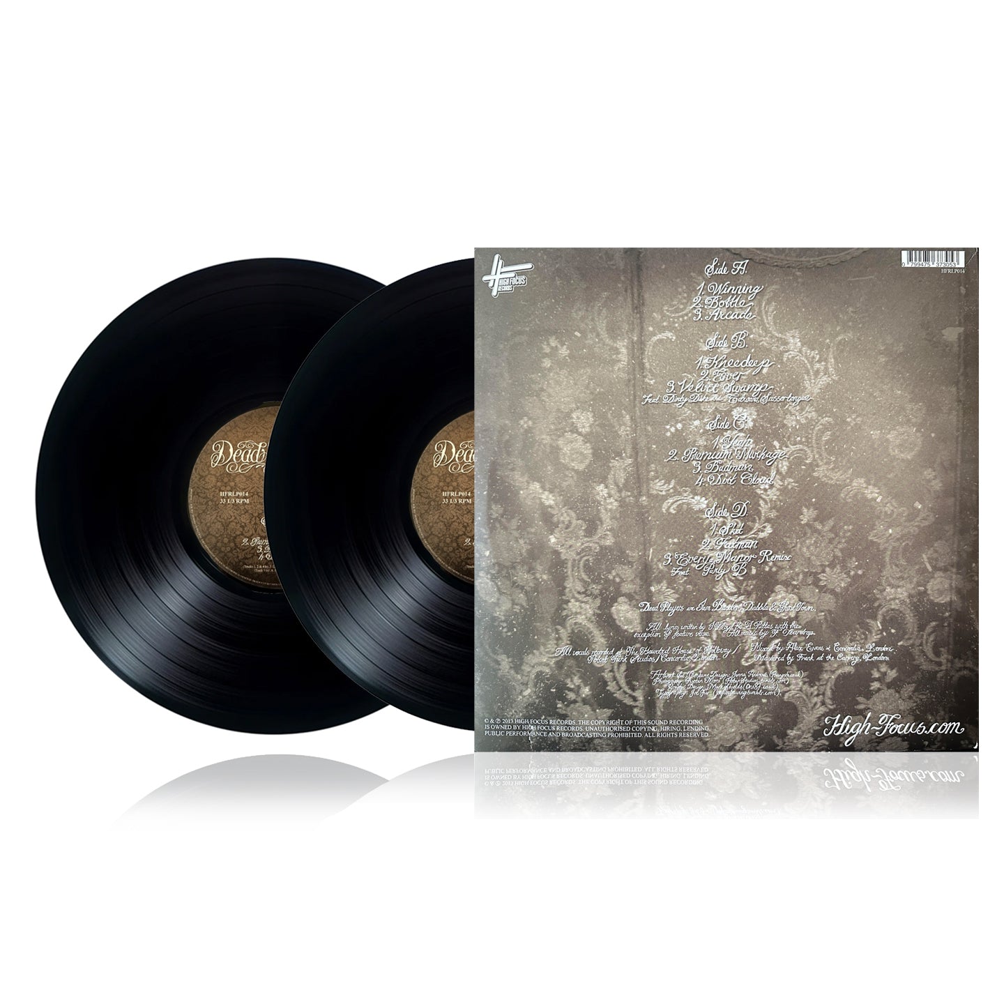 Dead Players - Dead Players (FIRST PRESSING - SUPER LIMITED EDITION 2 x 12" BLACK VINYL)