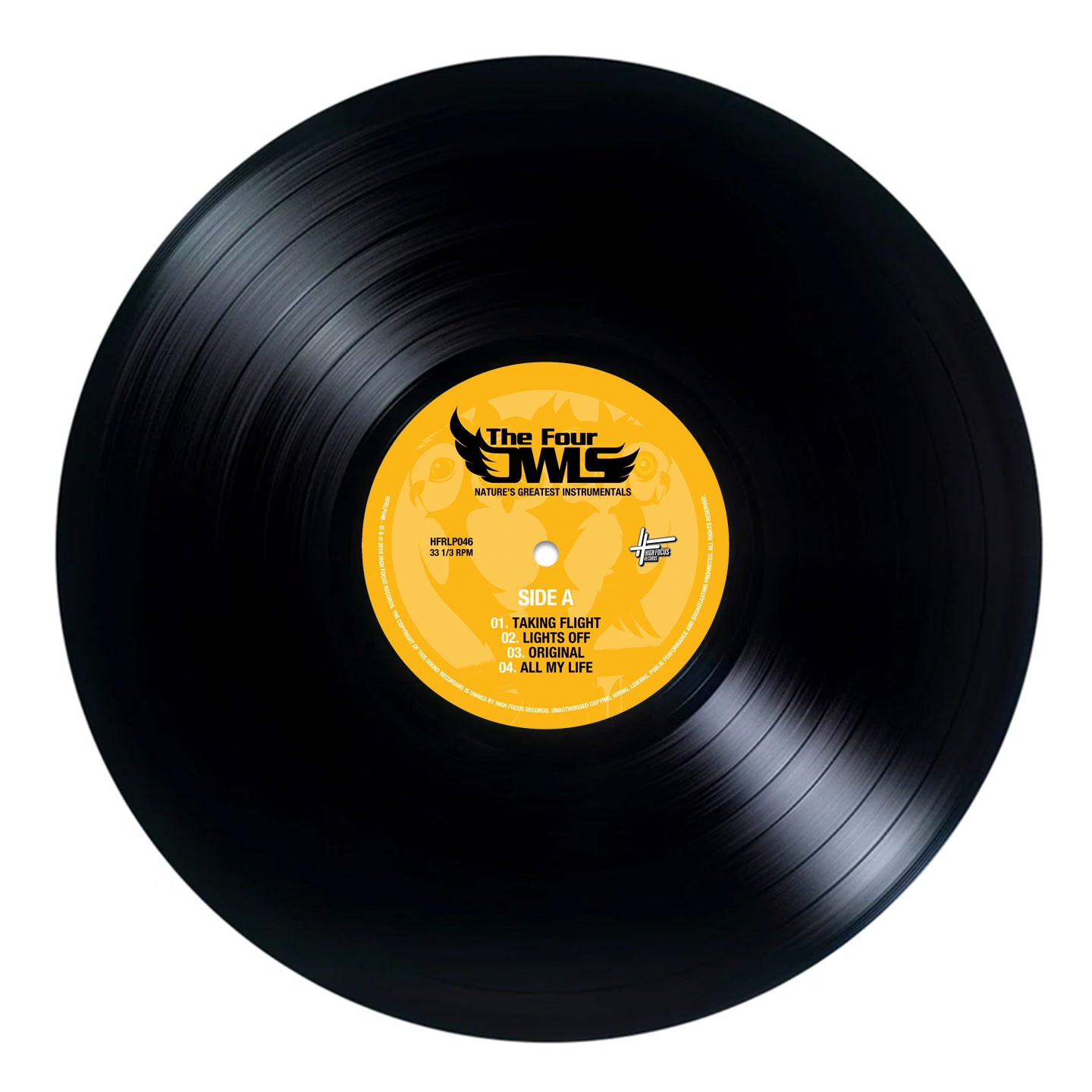 The Four Owls - Nature's Greatest Instrumentals (FIRST PRESSING - SUPER LIMITED EDITION 2 x 12" BLACK VINYL)