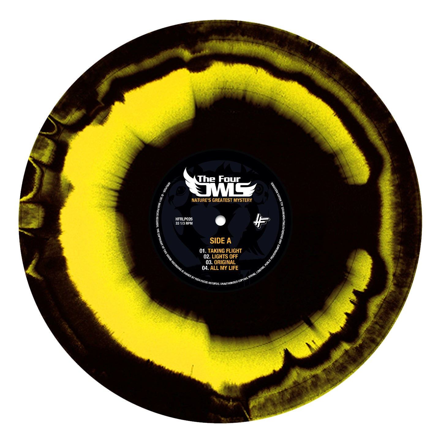 The Four Owls - Nature's Greatest Mystery (LIMITED EDITION 2 x 12" BLACK AND YELLOW GALAXY VINYL)