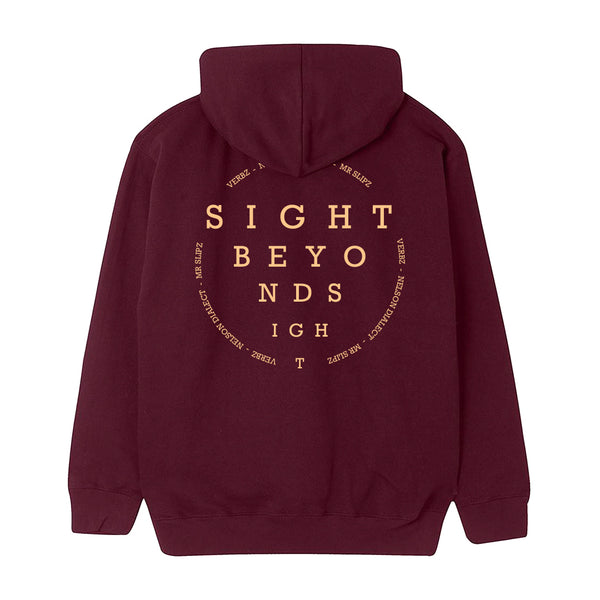Verbz, Nelson Dialect & Mr Slipz 'Sight Beyond Sight' Hoody / Red