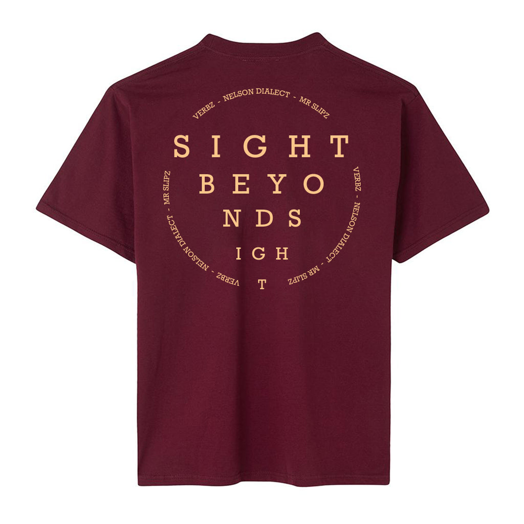 Verbz, Nelson Dialect & Mr Slipz 'Sight Beyond Sight' T-Shirt // Red ...