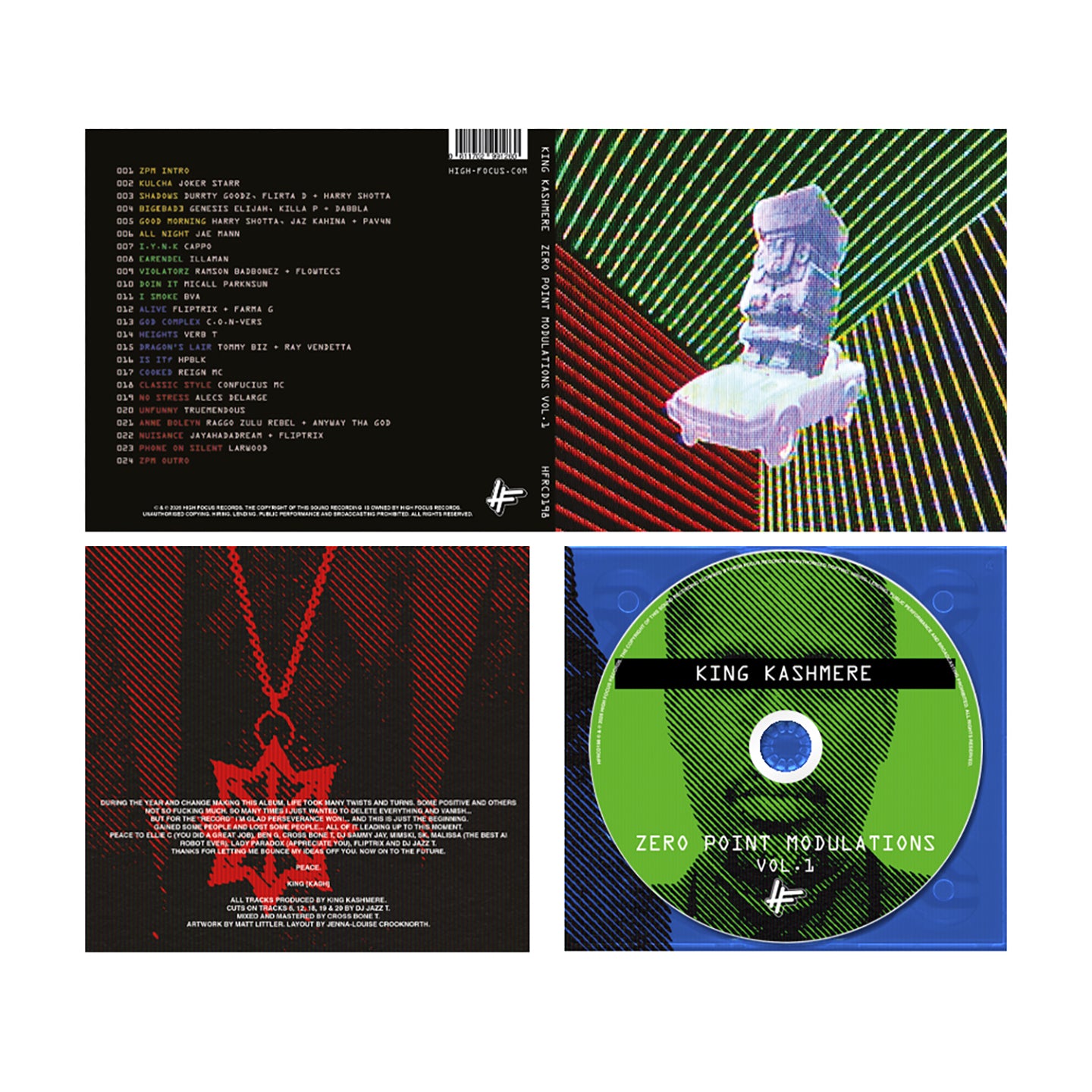 King Kashmere - Zero Point Modulations (Vol. 1) (LIMITED EDITION CD)