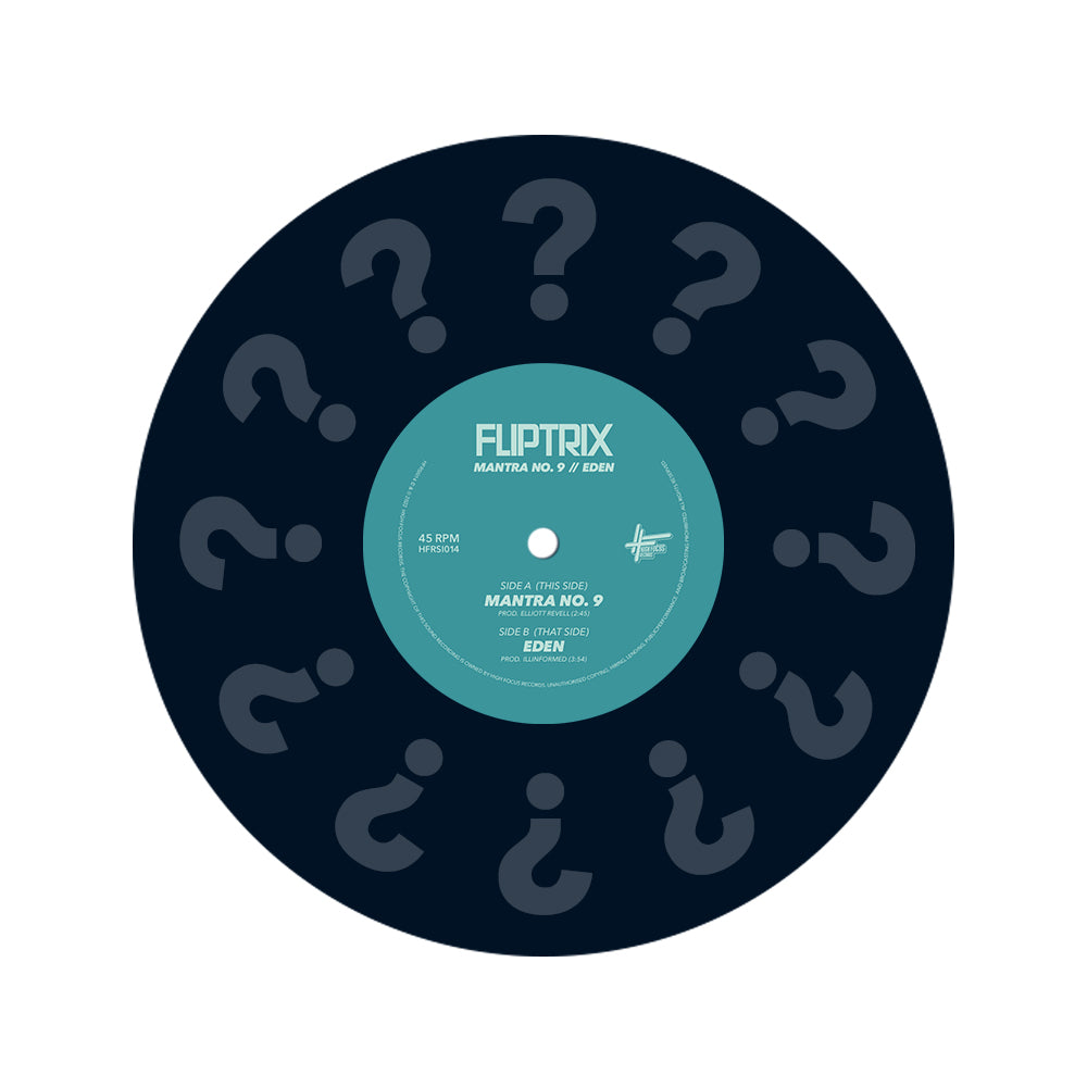 Fliptrix - ‘Mantra No. 9 / Eden’ (LIMITED EDITION ‘ECO MIX’ 7" VINYL)