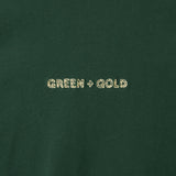 Mr Key & Greenwood Sharps - Green & Gold T Shirt // Green