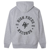 High Focus - Chunk Hoodie W/ Stamp back print // Light Grey