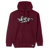 Datkid & Illinformed - WAKMO Logo Hoody // Burgundy