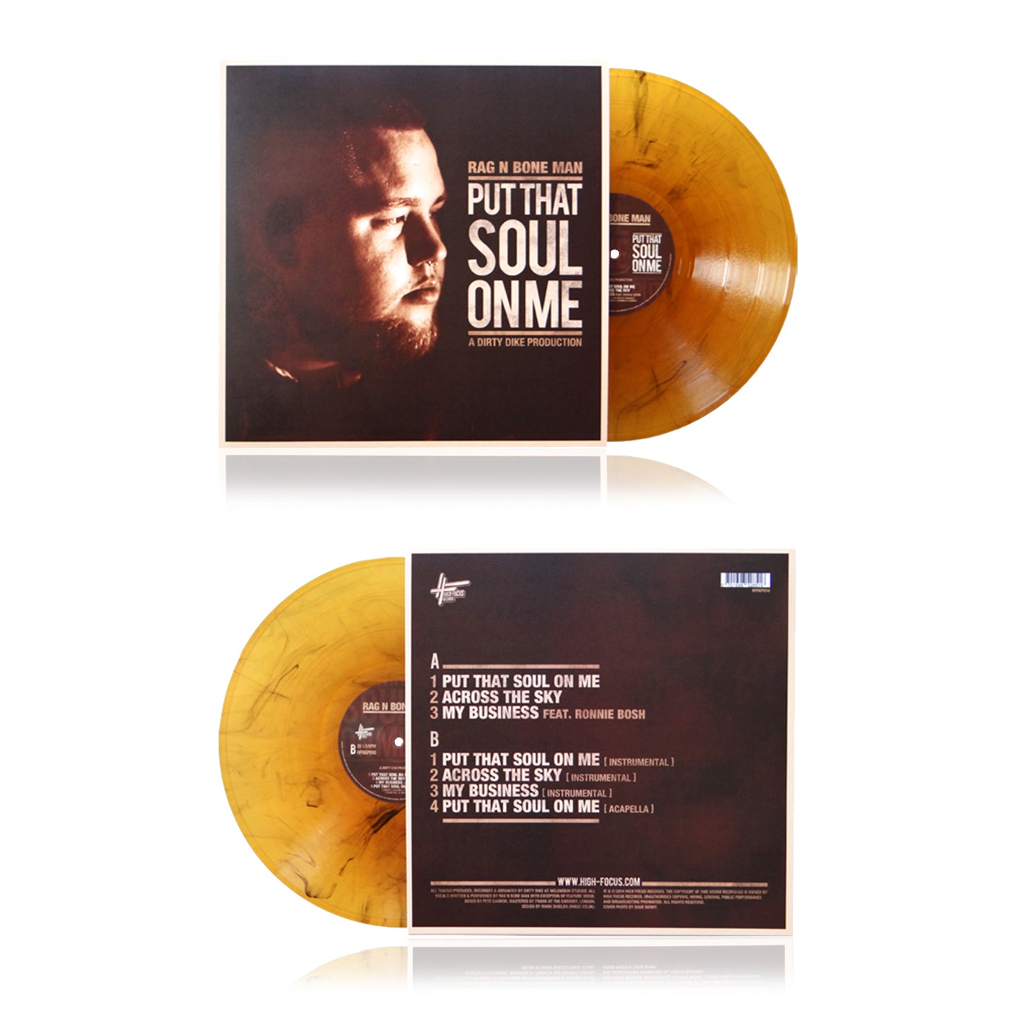 Rag'n'Bone Man - Put That Soul On Me (LIMITED EDITION 12" COLOUR VINYL - EP)