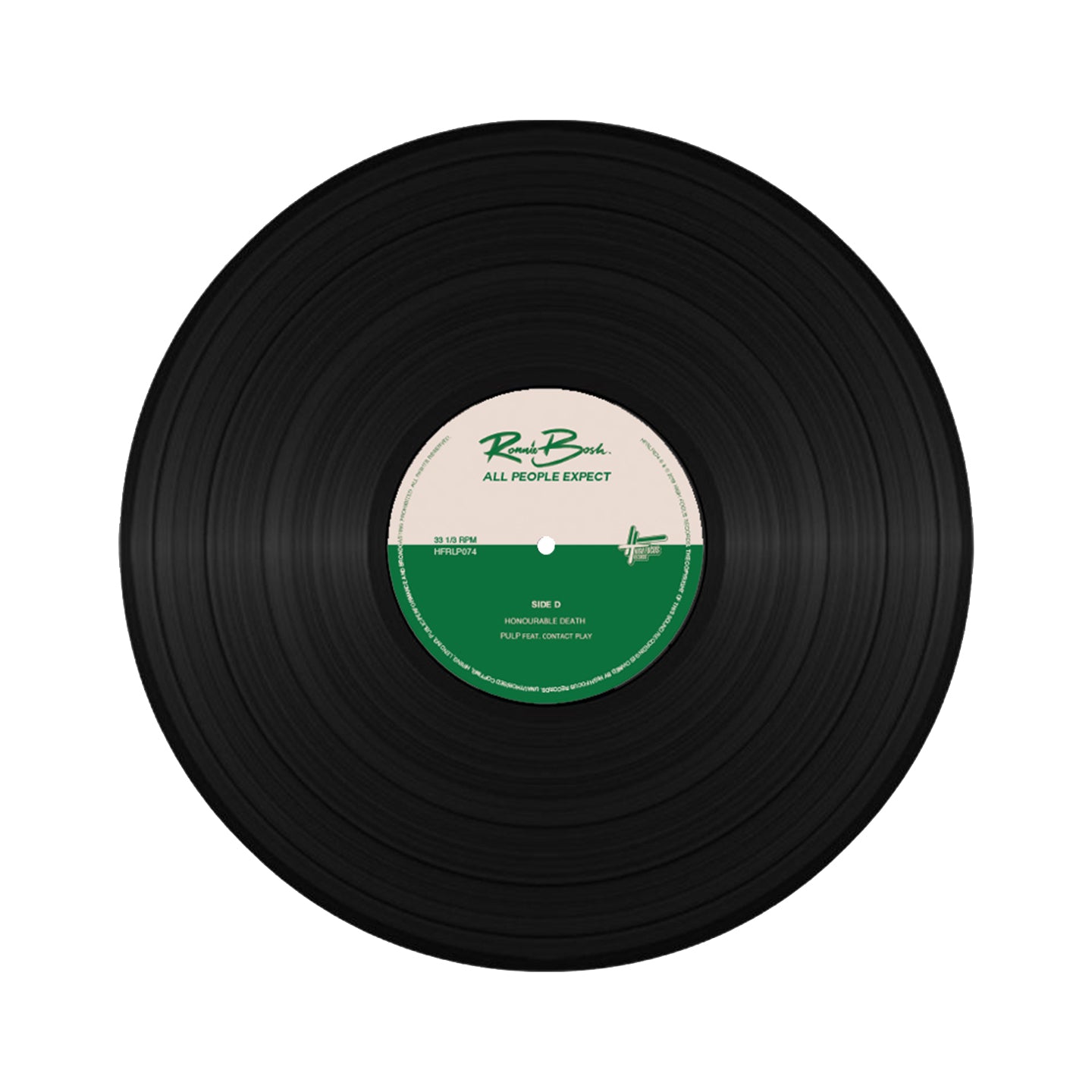 Ronnie Bosh - All People Expect (LIMITED EDITION 2 x 12" VINYL)