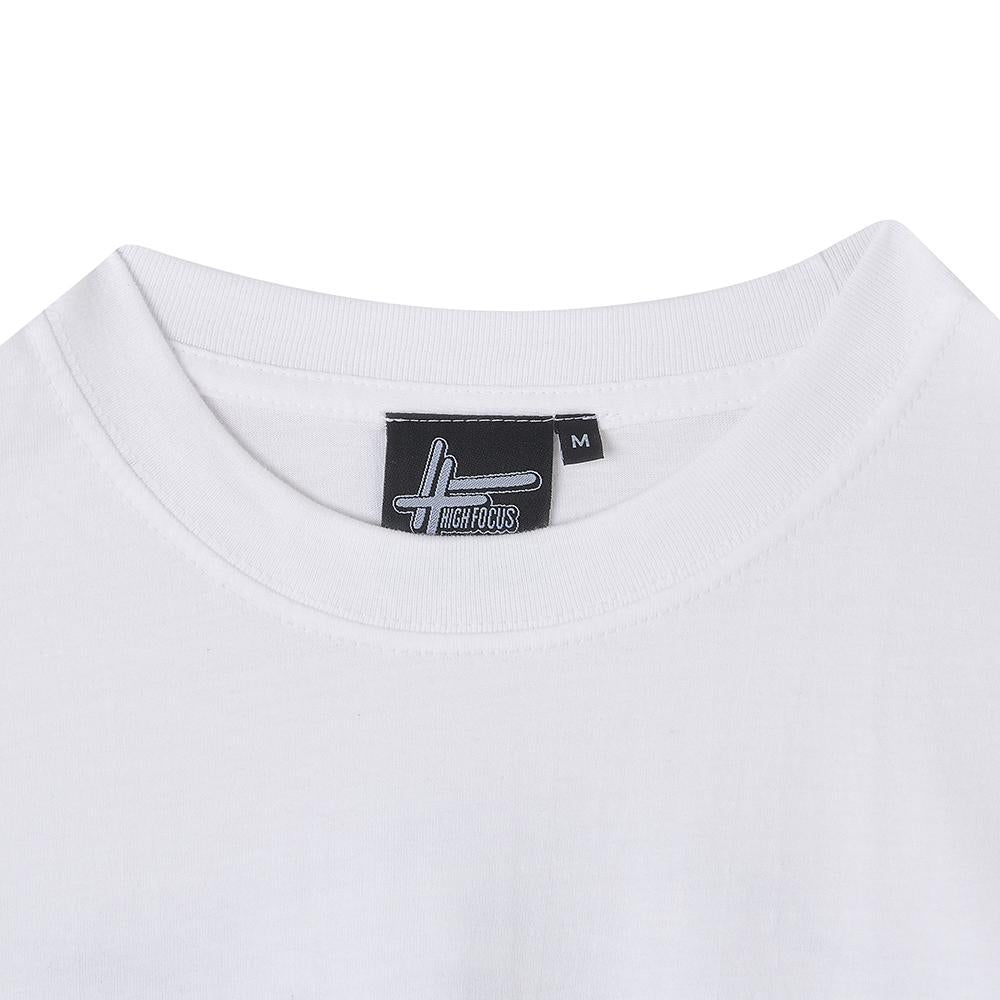 Ed Scissor + Lamplighter - JOYSVILLE Logo T-Shirt // White
