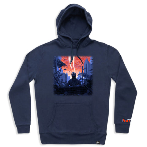 Verb T & Illinformed - 'Stranded In Foggy Times' Hoody // Navy