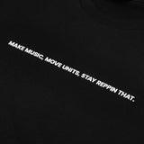 High Focus - Slogan T-Shirt / Black