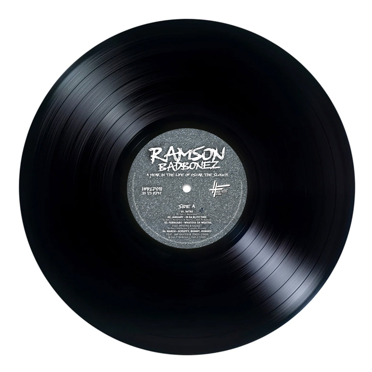 Ramson Badbonez - A Year In The Life Of Oscar The Slouch (FIRST PRESSING - SUPER LIMITED EDITION 2 x 12" BLACK GATEFOLD VINYL)