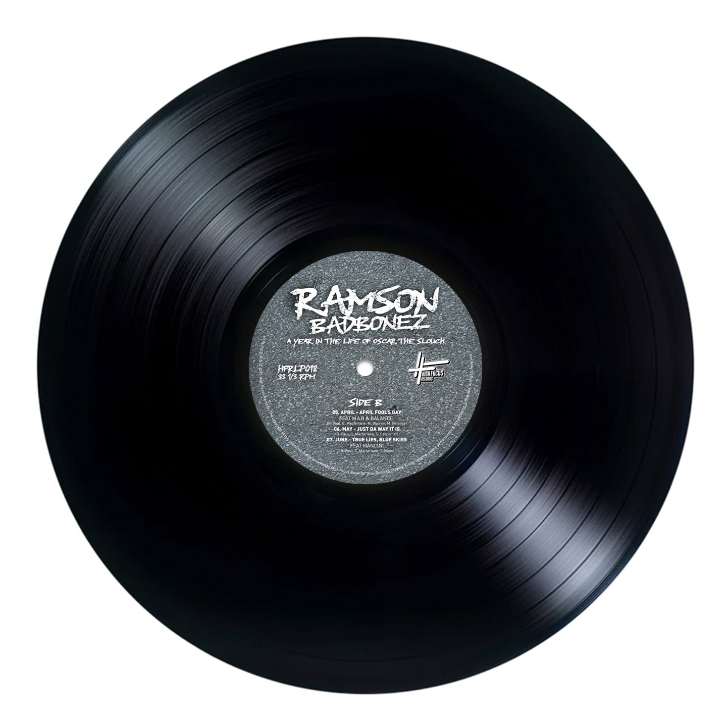 Ramson Badbonez - A Year In The Life Of Oscar The Slouch (FIRST PRESSING - SUPER LIMITED EDITION 2 x 12" BLACK GATEFOLD VINYL)