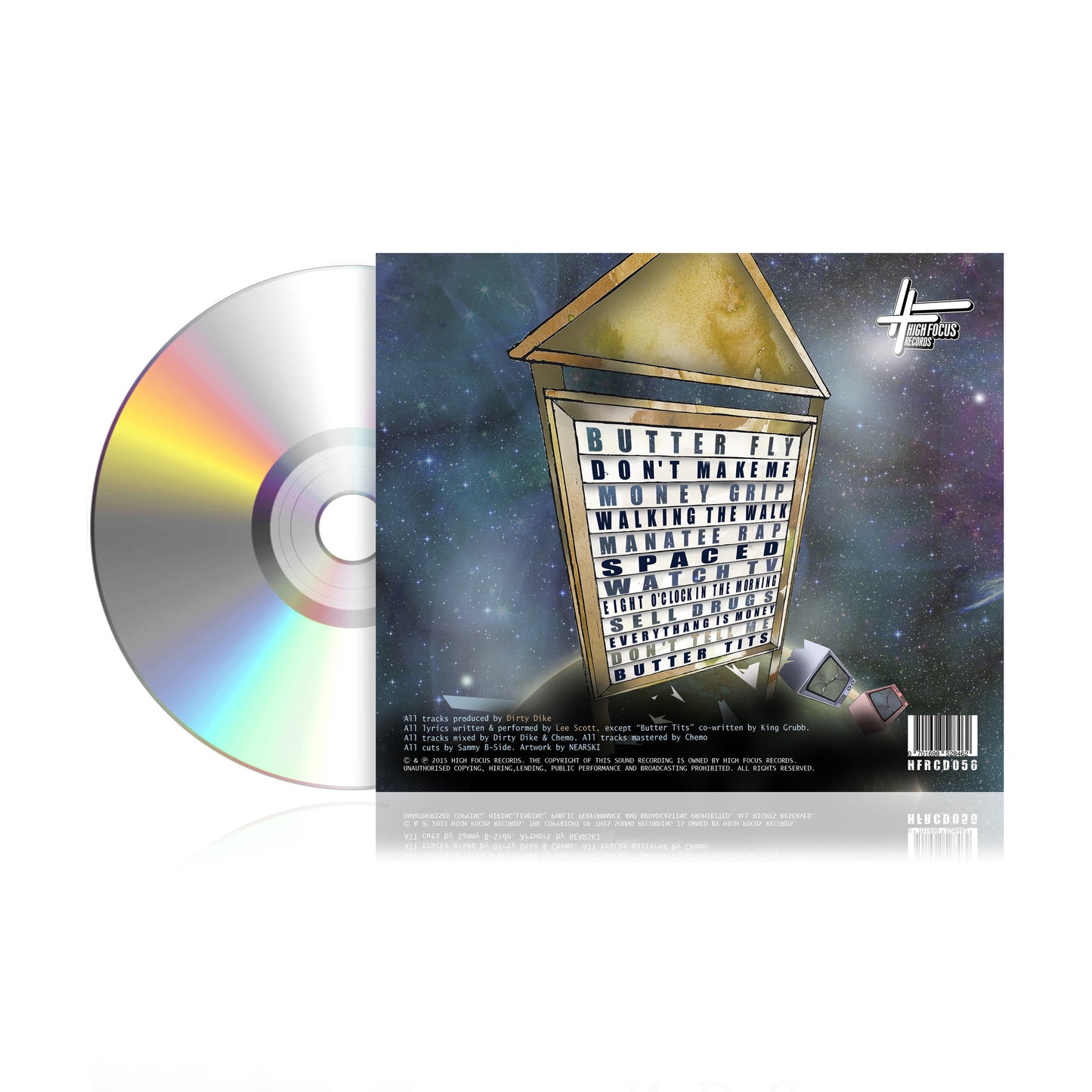 Lee Scott - Butter Fly (Prod. Dirty Dike) (CD)