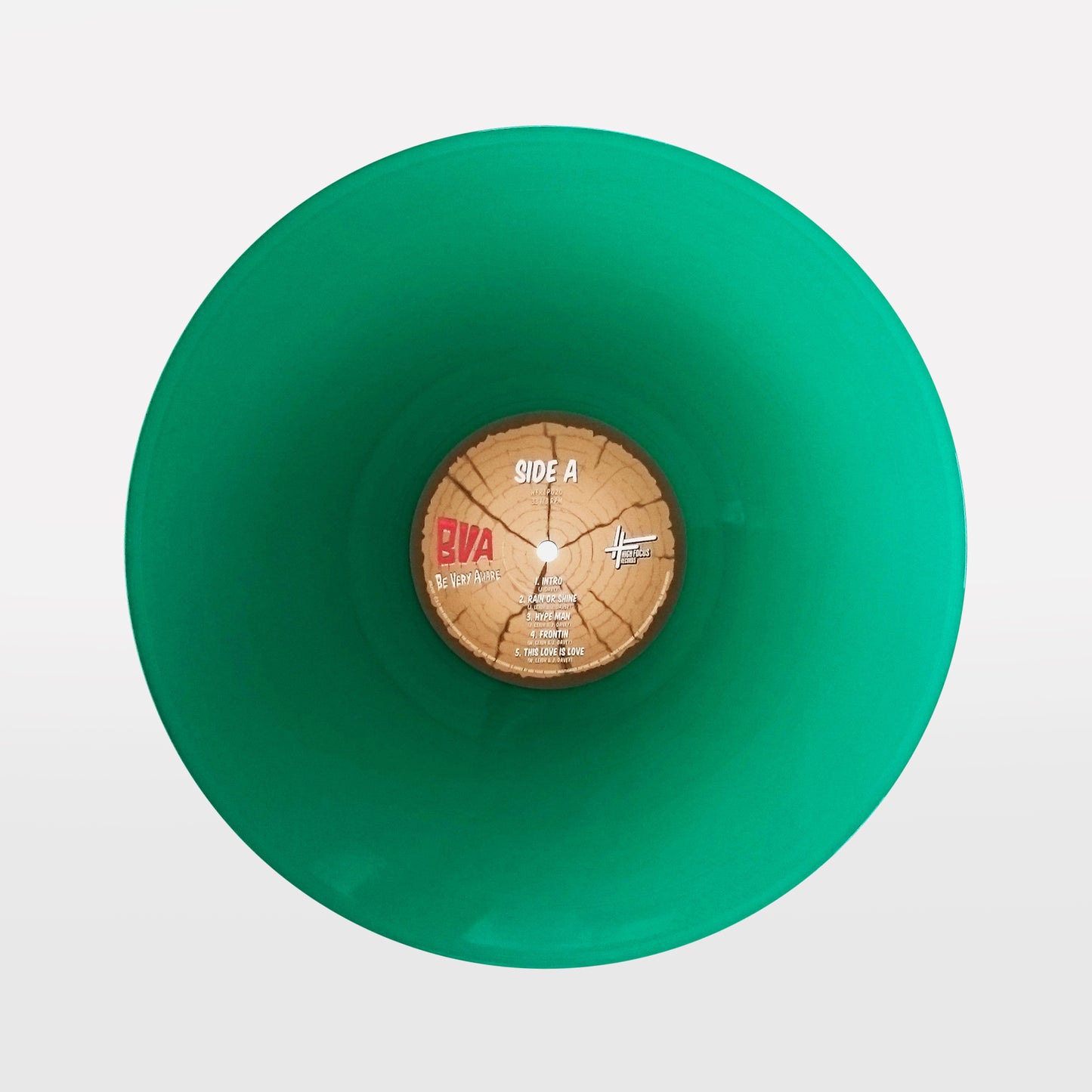 BVA - Be Very Aware (FIRST PRESSING, SUPER LIMITED EDITION 2 x 12" GATEFOLD CLEAR GREEN VINYL)
