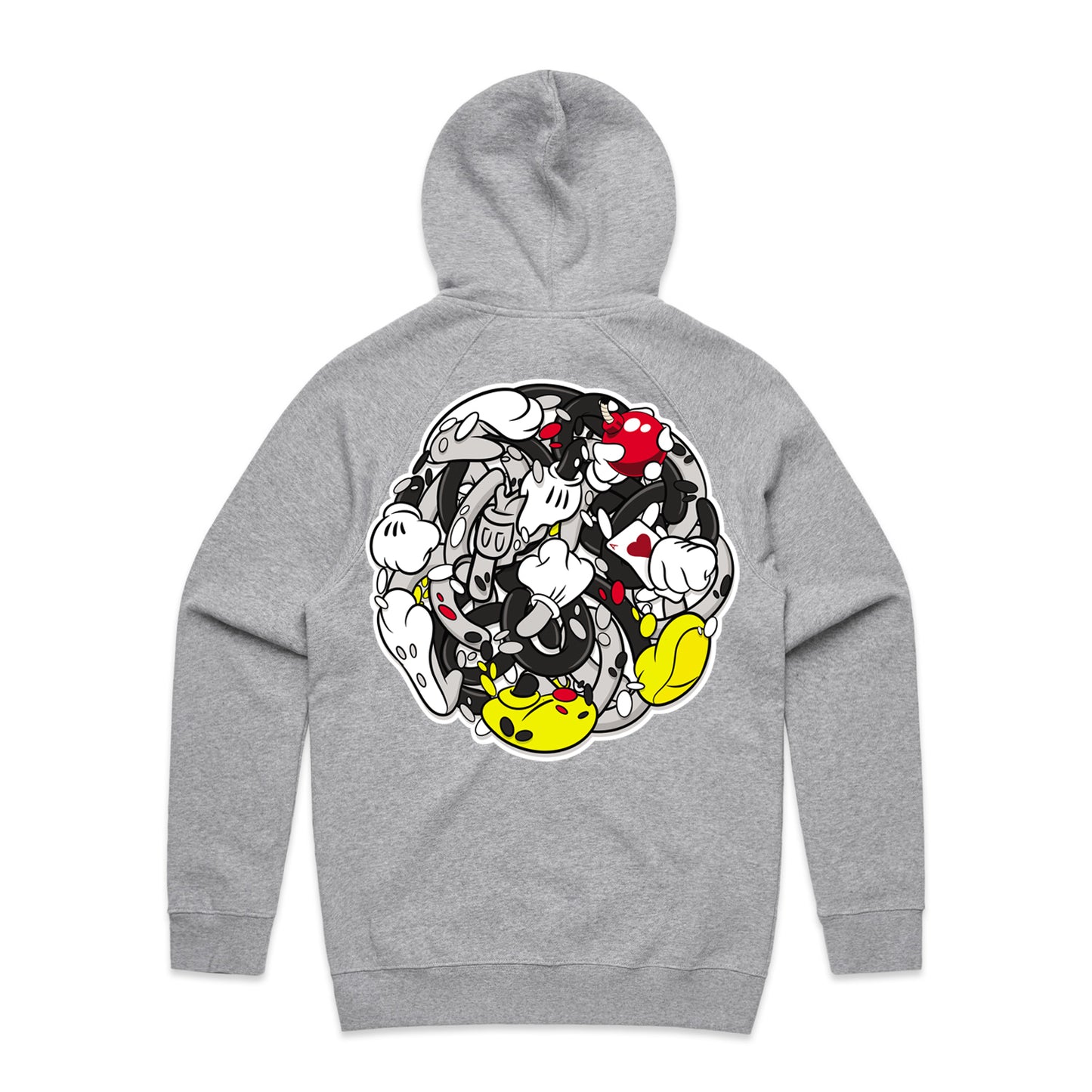 Dabbla - 'BLOTS' Zip Up Hoodie (Athletic Heather)