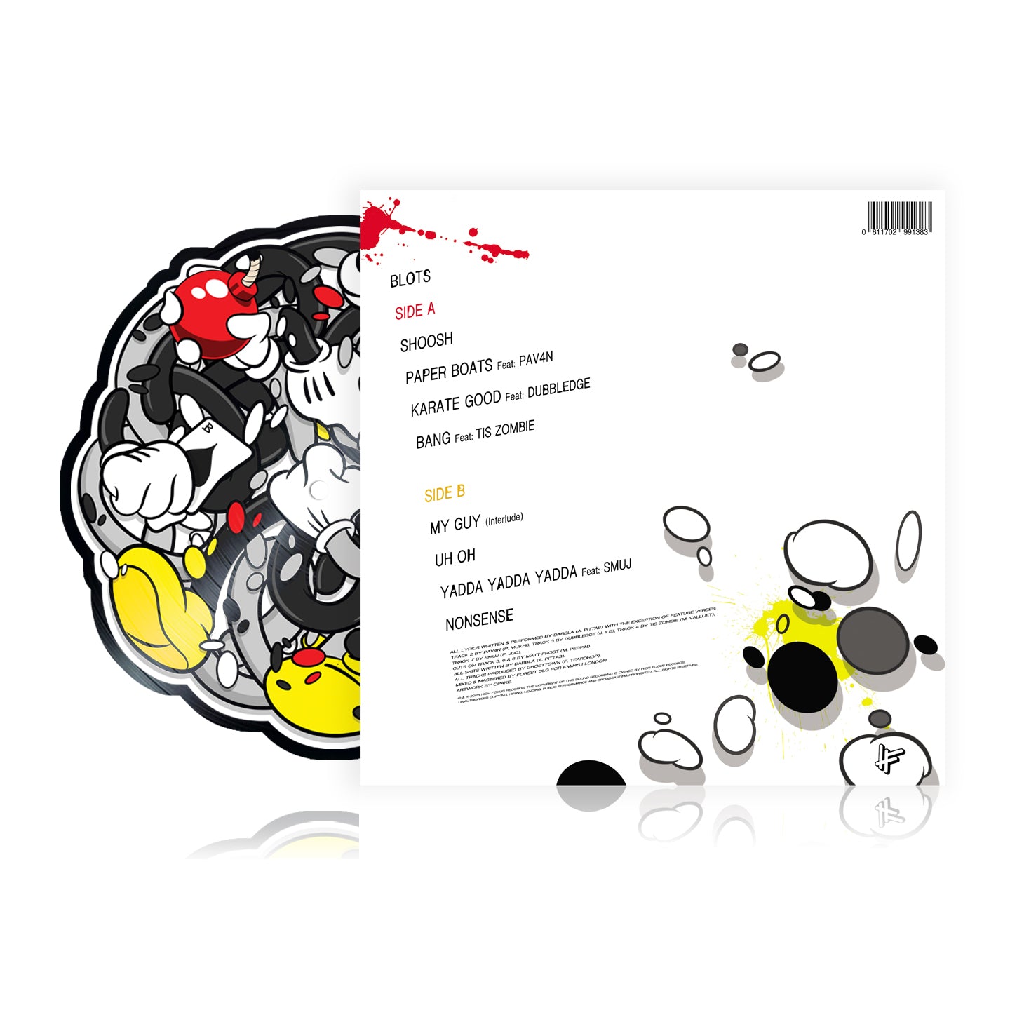 Dabbla - BLOTS (LIMITED EDITION 12" PICTURE DISC VINYL)