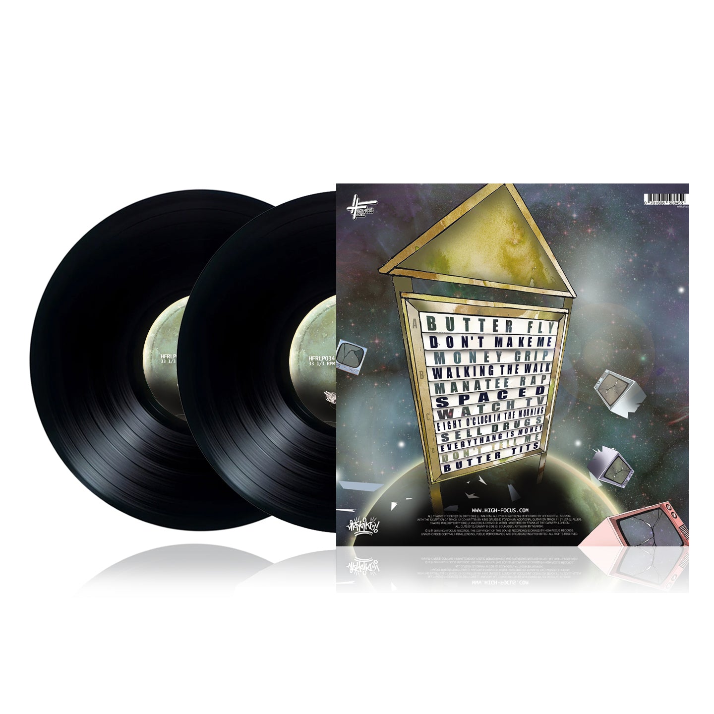 Lee Scott - Butter Fly (Prod. Dirty Dike) (FIRST PRESSING - SUPER LIMITED EDITION 2 x 12" BLACK VINYL)