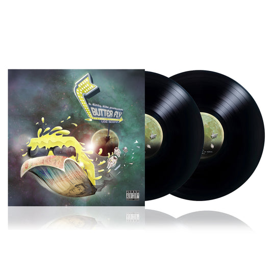 Lee Scott - Butter Fly (Prod. Dirty Dike) (FIRST PRESSING - SUPER LIMITED EDITION 2 x 12" BLACK VINYL)