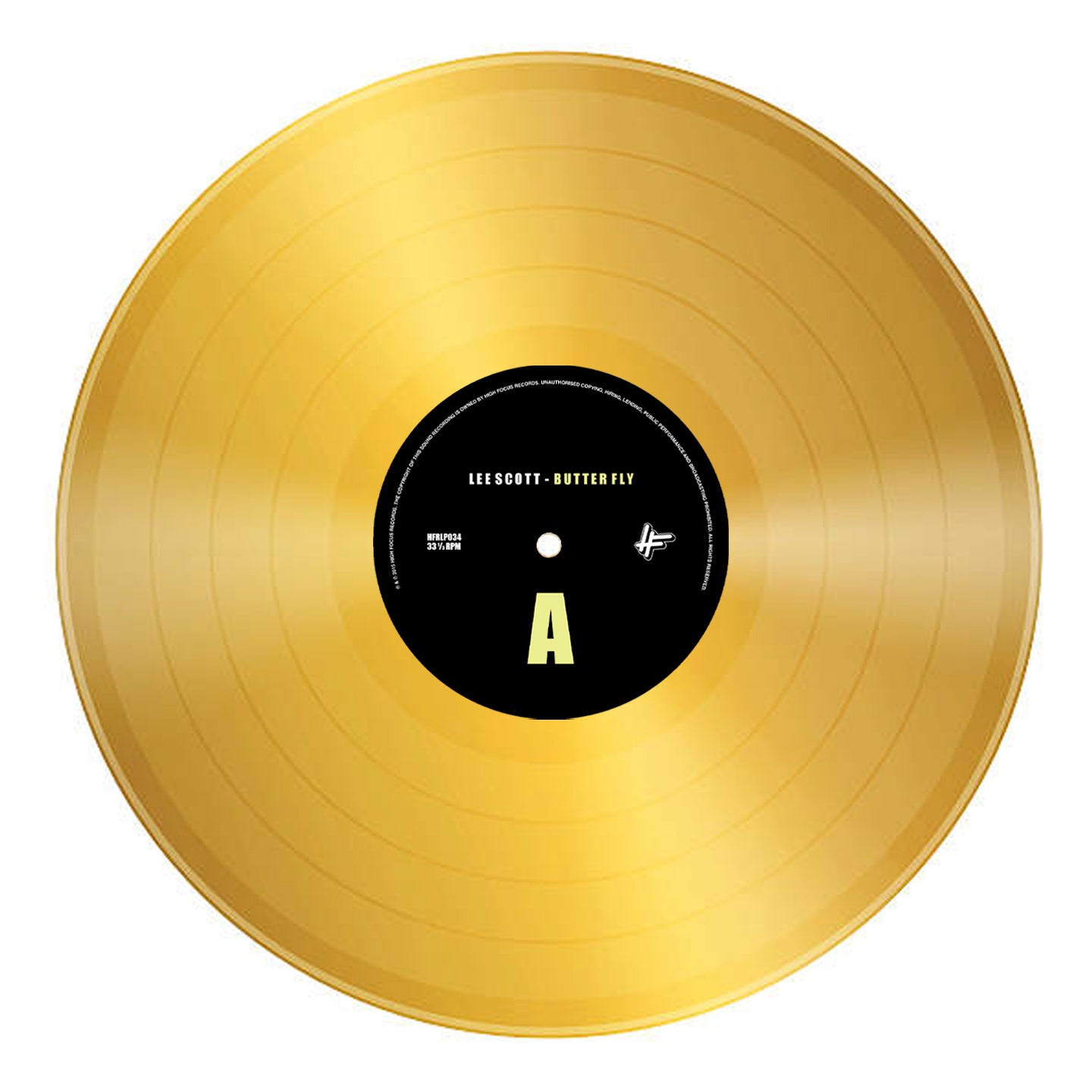 Lee Scott - Butter Fly (Prod. Dirty Dike) (LIMITED EDITION 2 x 12" GOLD VINYL)