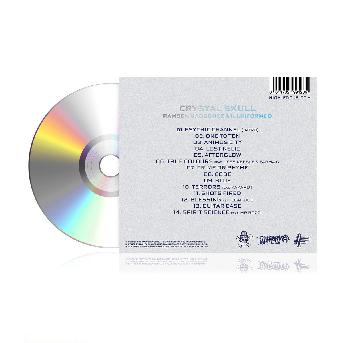 Ramson Badbonez & Illinformed - Crystal Skull (LIMITED EDITION CD) [PRE-ORDER]