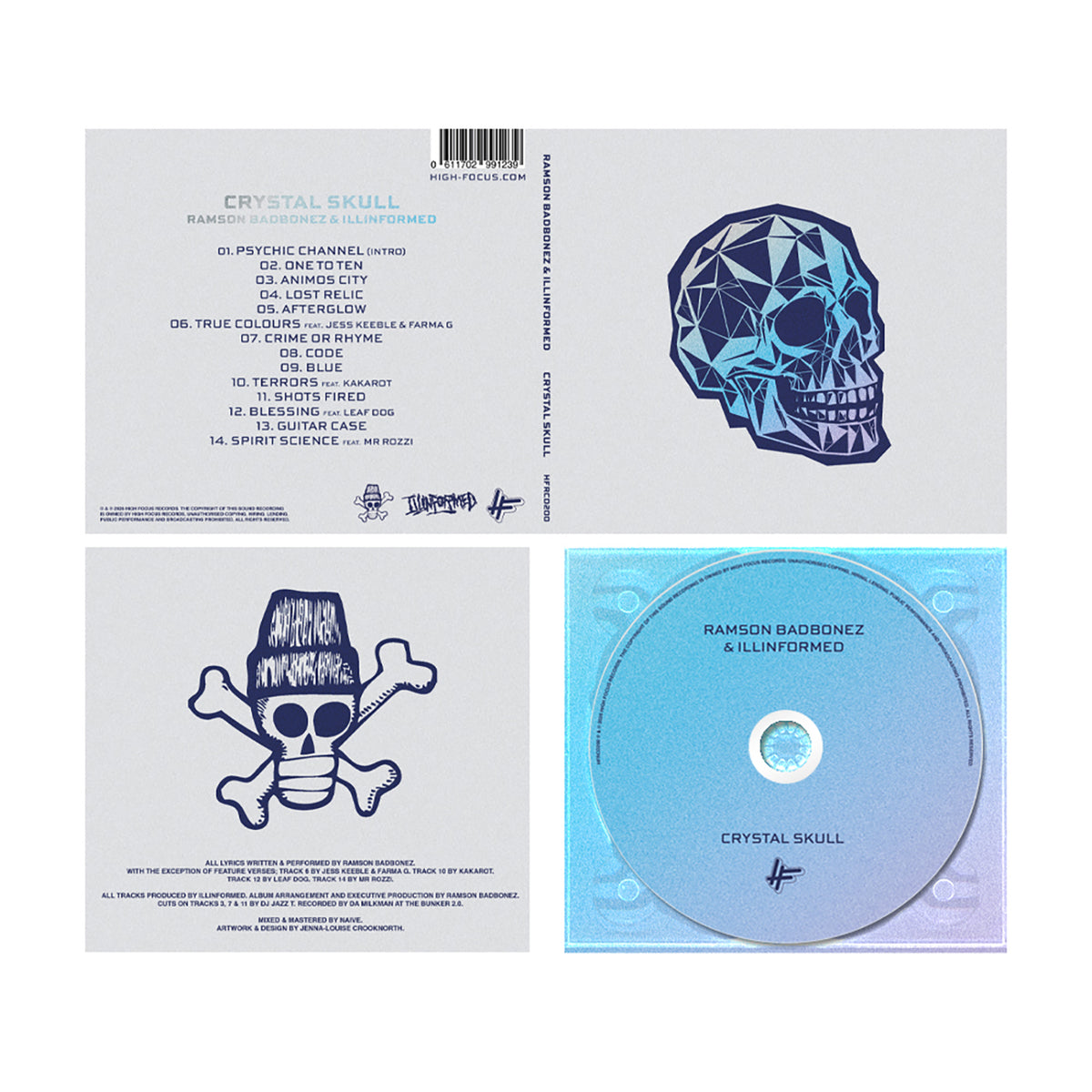 Ramson Badbonez & Illinformed - Crystal Skull (LIMITED EDITION CD) [PRE-ORDER]