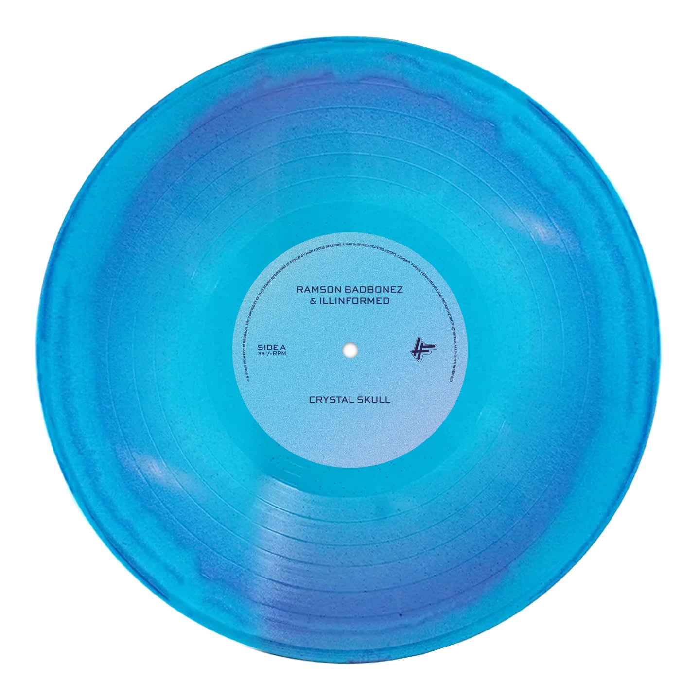 Ramson Badbonez & Illinformed - Crystal Skull (LIMITED EDITION 12" BLUE CRYSTAL VINYL) [PRE-ORDER]