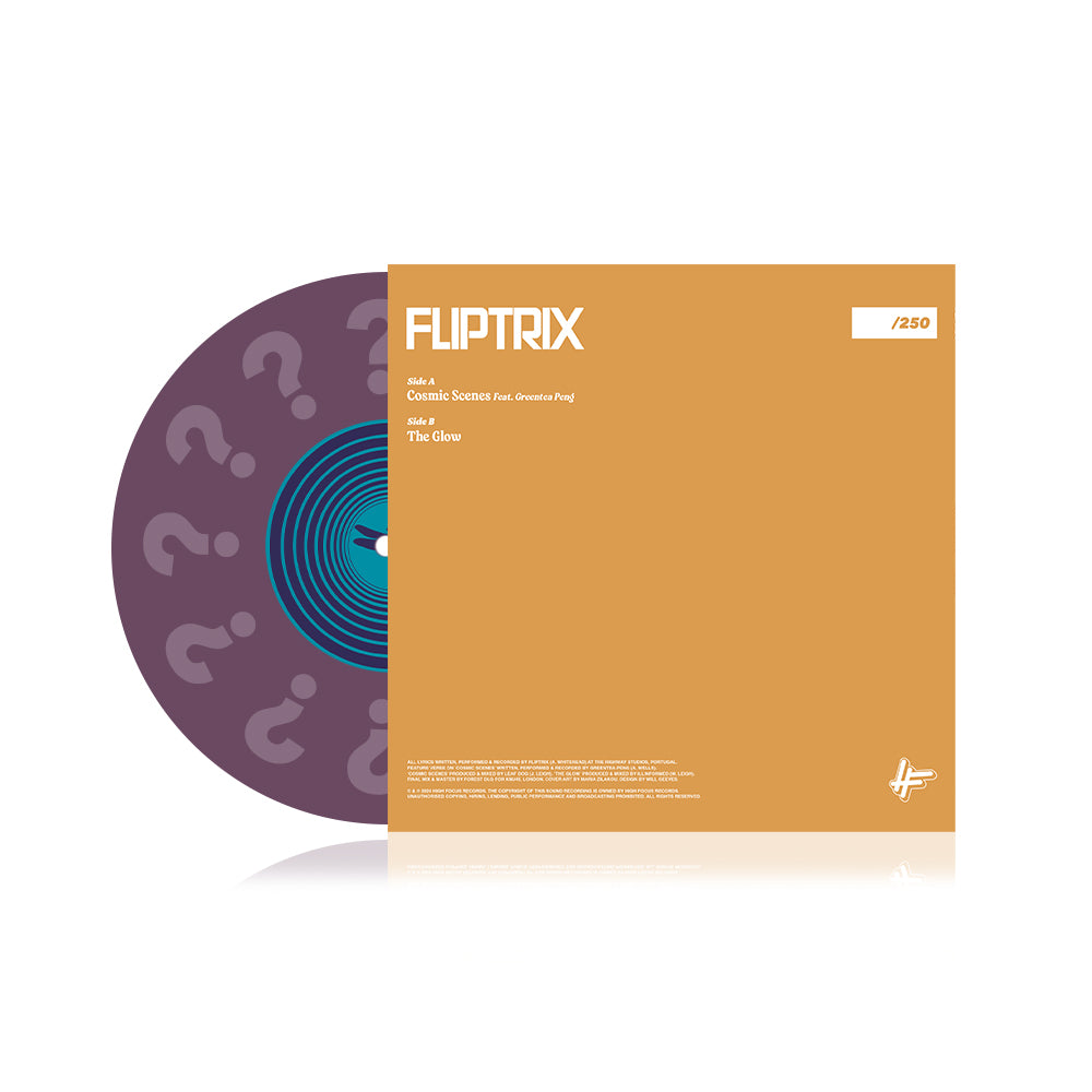 Fliptrix - ‘Cosmic Scenes / The Glow’ (LIMITED EDITION ‘ECO MIX’ 7" VINYL)