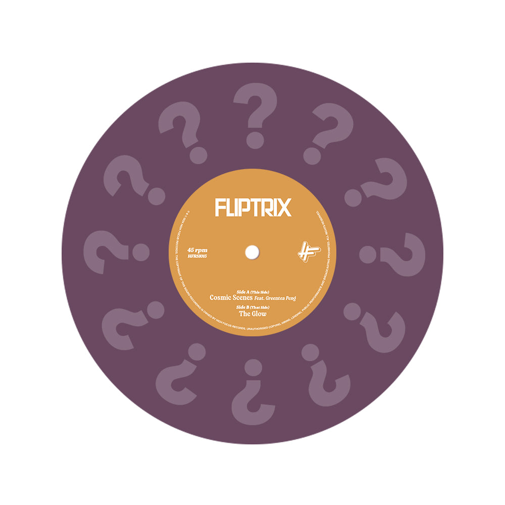 Fliptrix - ‘Cosmic Scenes / The Glow’ (LIMITED EDITION ‘ECO MIX’ 7" VINYL)