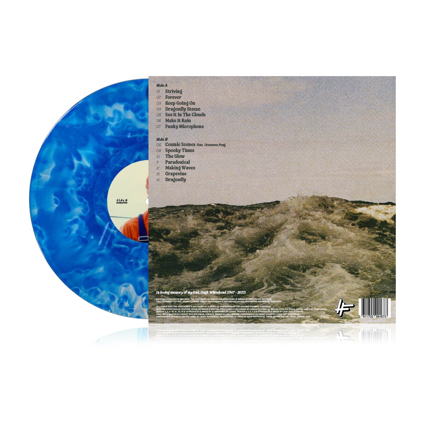 Fliptrix - Dragonfly (LIMITED EDITION 12" OCEAN BLUE VINYL)