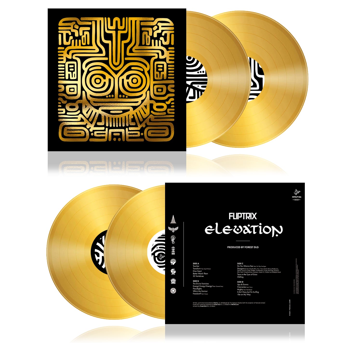 Fliptrix - Elevation (LIMITED EDITION 2 x 12" GOLD VINYL) [PRE-ORDER]