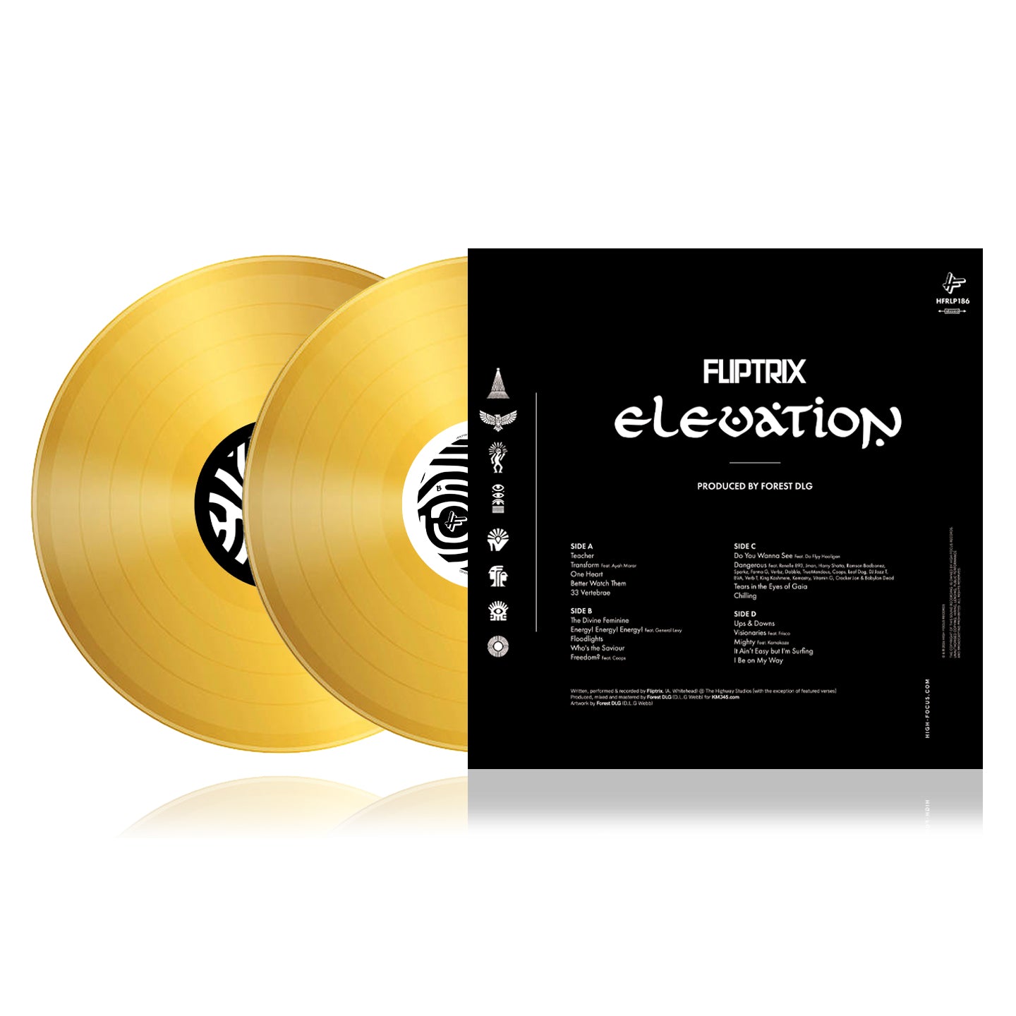 Fliptrix - Elevation (LIMITED EDITION 2 x 12" GOLD VINYL) [PRE-ORDER]