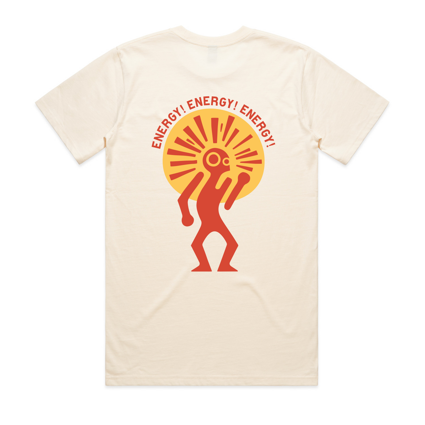 Fliptrix x General Levy - 'Energy! Energy! Energy!' T-Shirt (Ecru)