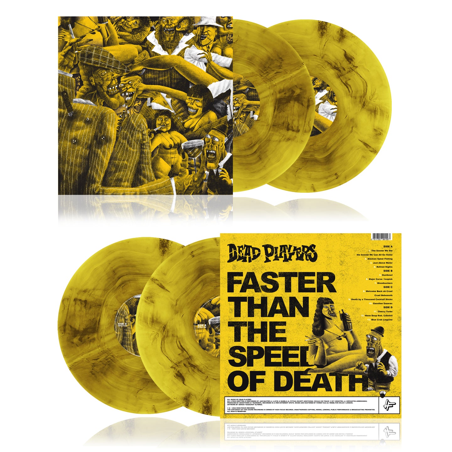 Dead Players - Faster Than the Speed of Death (LIMITED EDITION 2 x 12" SMOG VINYL)