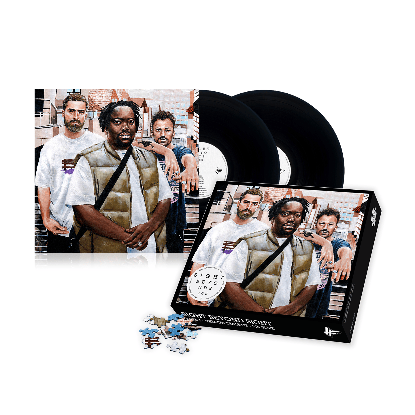Verbz, Nelson Dialect & Mr Slipz - Sight Beyond Sight (LIMITED EDITION VINYL / JIGSAW BUNDLE)