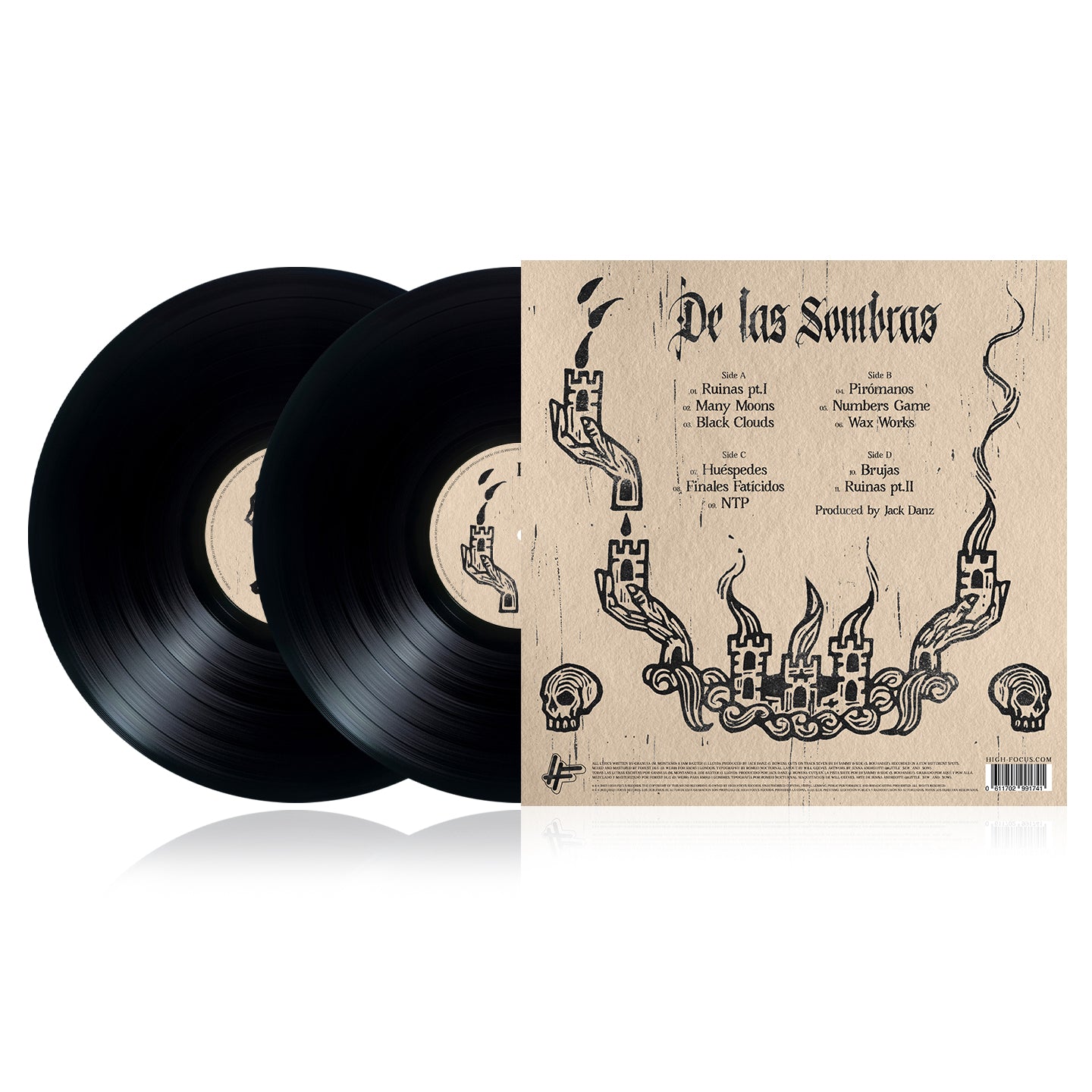 Granuja & Jam Baxter - De las Sombras (LIMITED EDITION 2 x 12" BLACK VINYL)