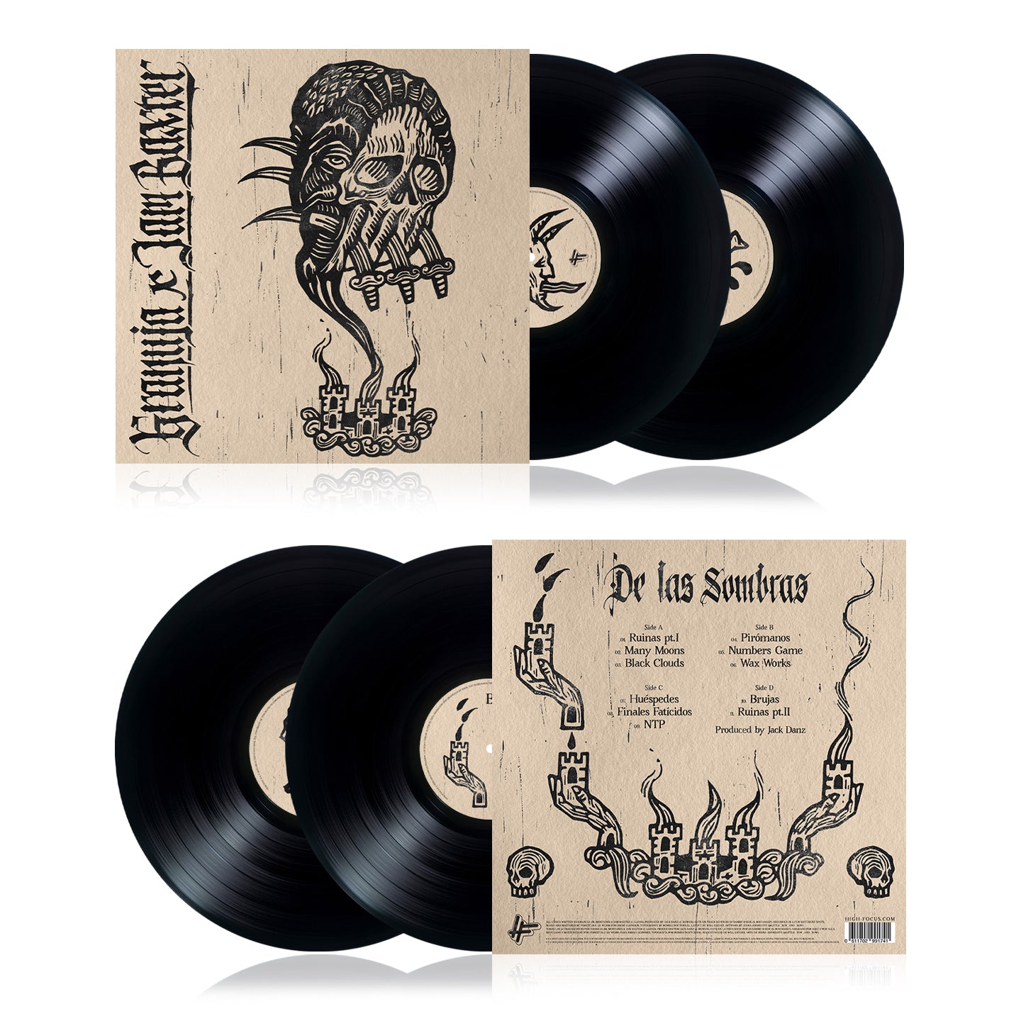 Granuja & Jam Baxter - De las Sombras (LIMITED EDITION 2 x 12" BLACK VINYL)