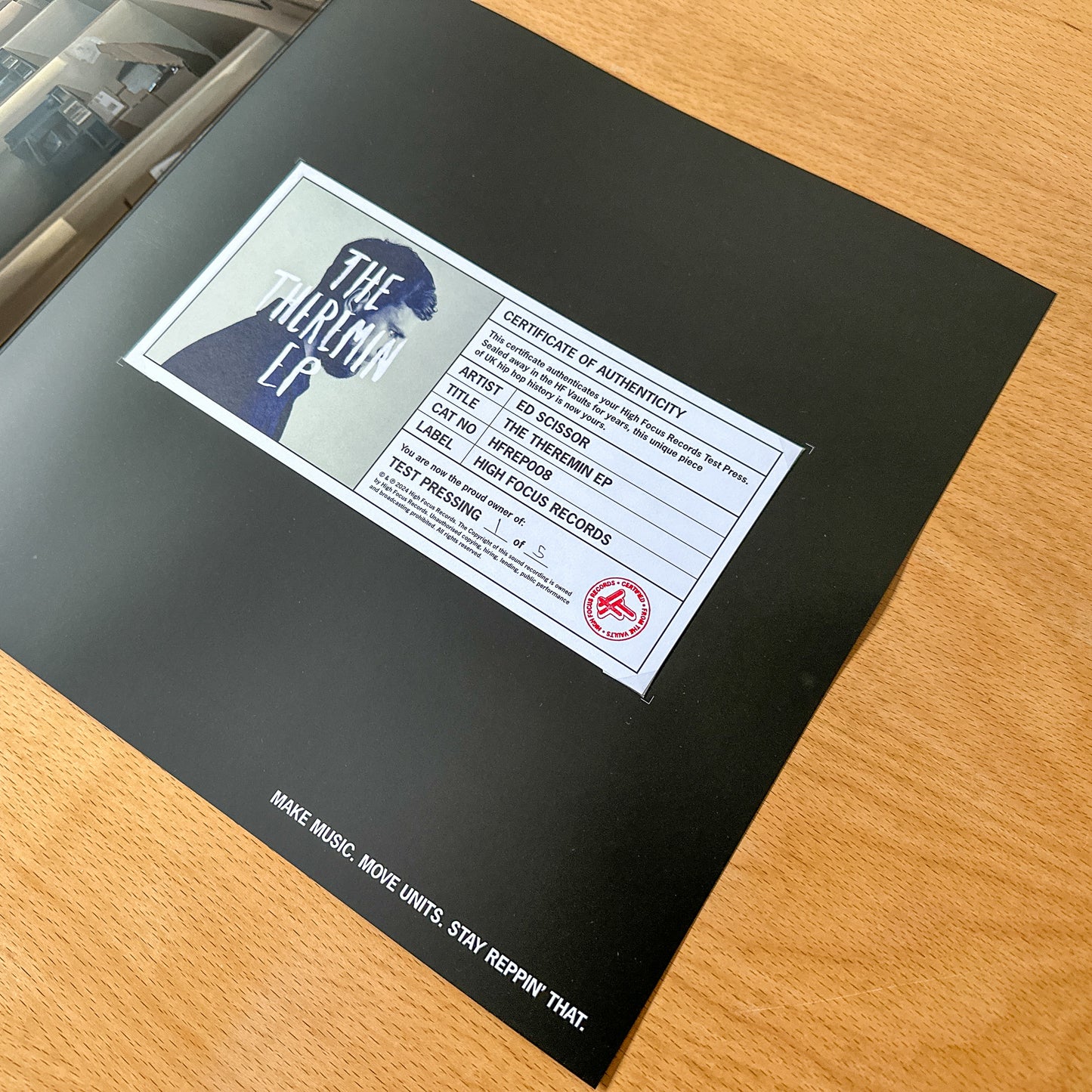 Ed Scissor 'The Theremin EP' TEST PRESS