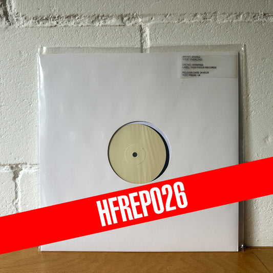 Sparkz 'Overload' TEST PRESS (1 of 4)
