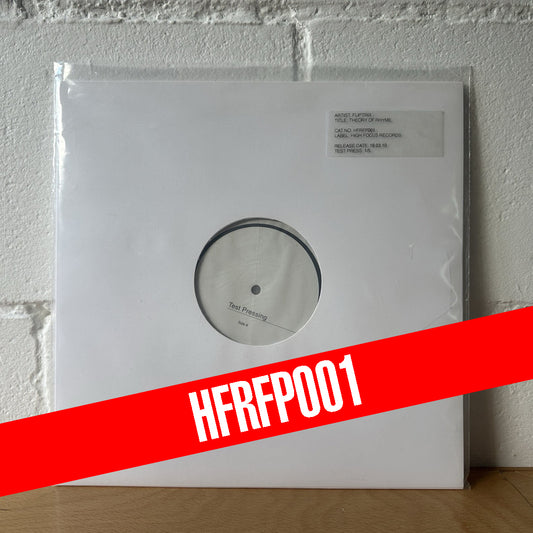 Fliptrix ‘Theory Of Rhyme’ TEST PRESS (1 of 5)