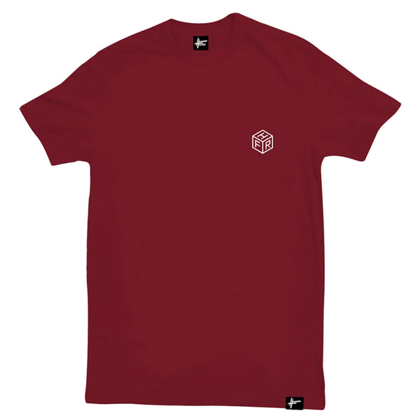 HFR Geo T Shirt // Maroon