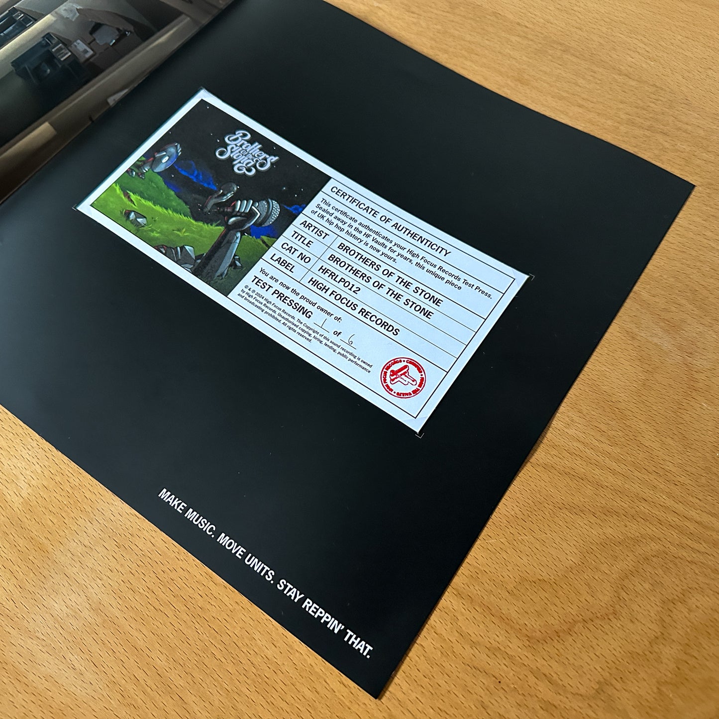 Brothers of the Stone 'Brothers of the Stone' TEST PRESS (1 of 6)