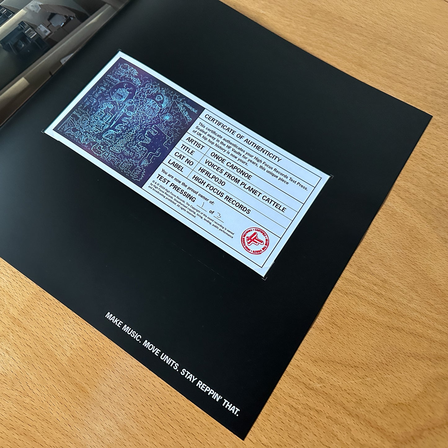 Onoe Caponoe 'Voices From Planet Cattele' TEST PRESS (1 of 3)