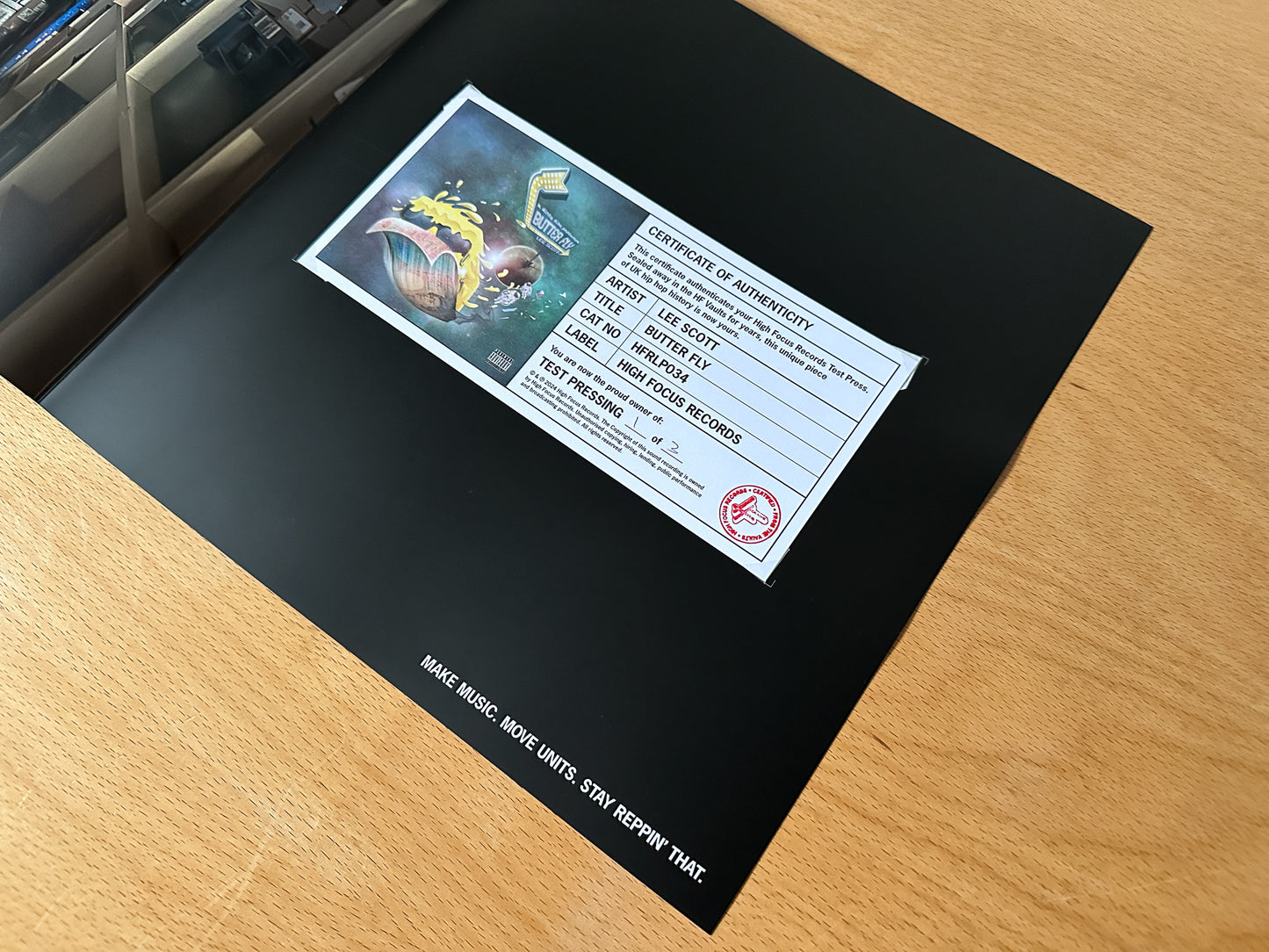Lee Scott 'Butter Fly' TEST PRESS