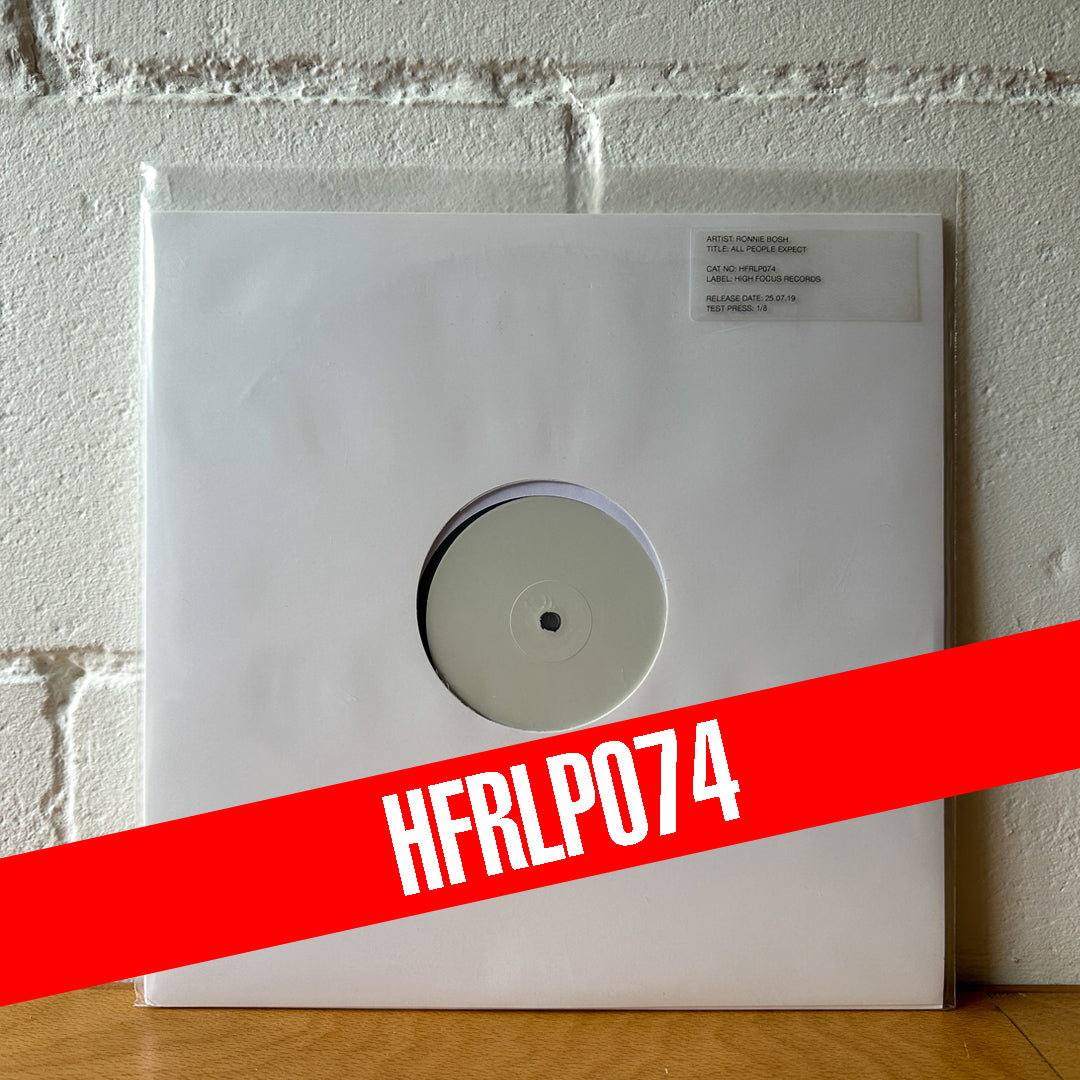 Ronnie Bosh 'All People Expect' TEST PRESS (1 of 8)